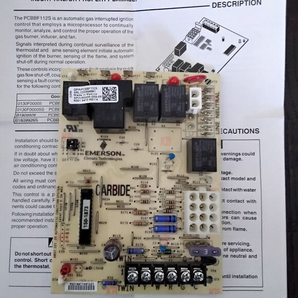 PCBBF112S UPGRADEDREPLACEMENT FOR FURNACECONTROL CIRCUIT BOARDPCBBF112S - Picture 5 of 8